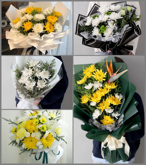 河南郑州巩义市米河镇白事花束代送